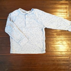 GAP boy's size 4T light blue long-sleeved henley